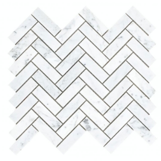 Picture of Elysium - Chevron Mosaic Long Carrara