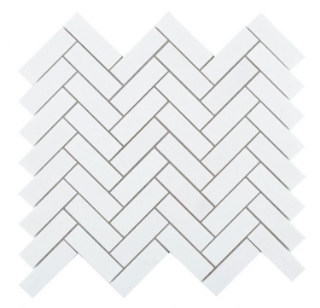 Picture of Elysium - Chevron Mosaic Long Thassos