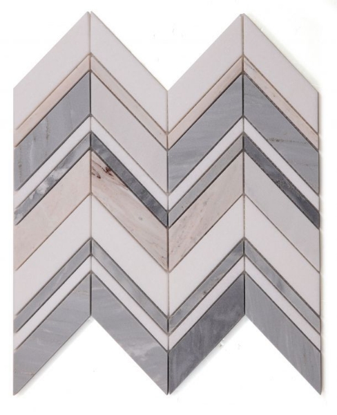 Picture of Elysium - Chevron Mosaic Ravenna Blue