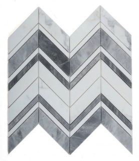 Picture of Elysium - Chevron Mosaic Ravenna Grey