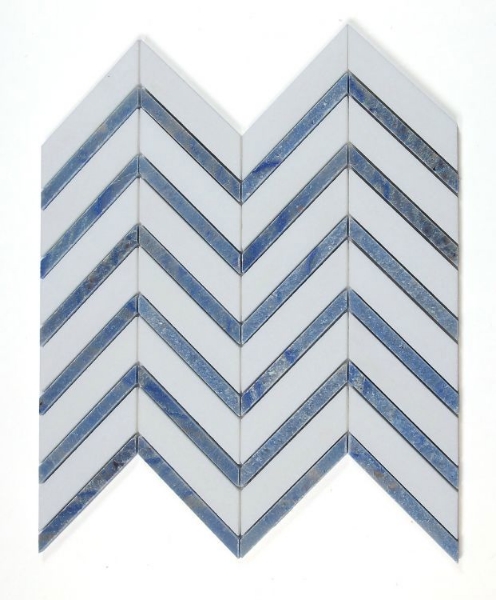 Picture of Elysium - Chevron Mosaic Royal Sapphire