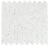 Picture of Elysium - Herringbone Mosaic Calacatta White Honed