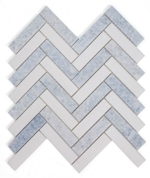 Picture of Elysium - Herringbone Mosaic Crystal Ocean