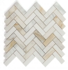 Picture of Elysium - Herringbone Mosaic Sunrise Honed