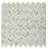 Picture of Elysium - Herringbone Mosaic Sunrise Honed