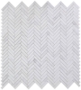 Picture of Elysium - Herringbone Mosaic White