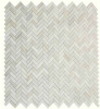 Picture of Elysium - Herringbone Mosaic Wooden White