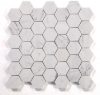 Picture of Elysium - 2 x 2 Hexagon Mosaic Calacatta White Honed
