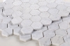 Picture of Elysium - 2 x 2 Hexagon Mosaic Carrara Polished