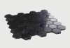 Picture of Elysium - 2 x 2 Hexagon Mosaic Marquina Honed