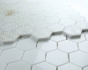 Picture of Elysium - 2 x 2 Hexagon Mosaic Thassos Polished