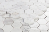 Picture of Elysium - 2 x 2 Hexagon Mosaic White