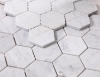 Picture of Elysium - 3 x 3 Hexagon Mosaic Carrara Honed