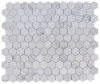 Picture of Elysium - 3 x 3 Hexagon Mosaic Carrara Polished