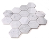 Picture of Elysium - 3 x 3 Hexagon Mosaic Carrara Polished