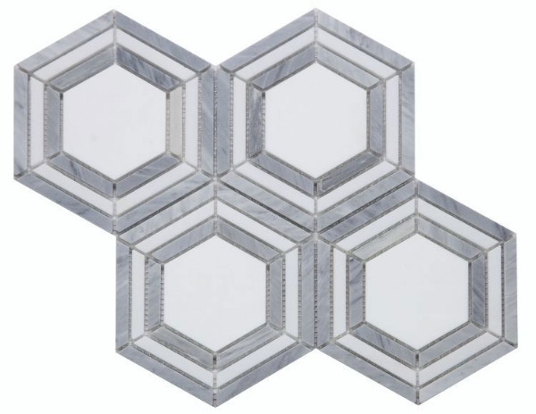 Picture of Elysium - Hexagon Mosaic Nancy Blue