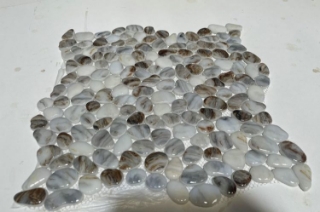 Picture of Elysium - Pebble Mosaic Art Amber