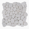 Picture of Elysium - River Stone Mosaic White