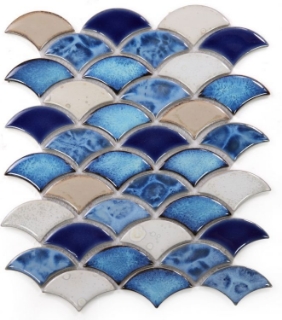 Picture of Elysium - Dragon Scale Porcelain Blue