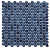 Picture of Elysium - Hulu Penny Round Mosaic Blue