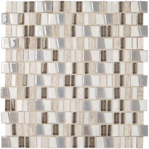 Picture of Marazzi - Midpark Mosaics Random Trapezoid Rainstorm
