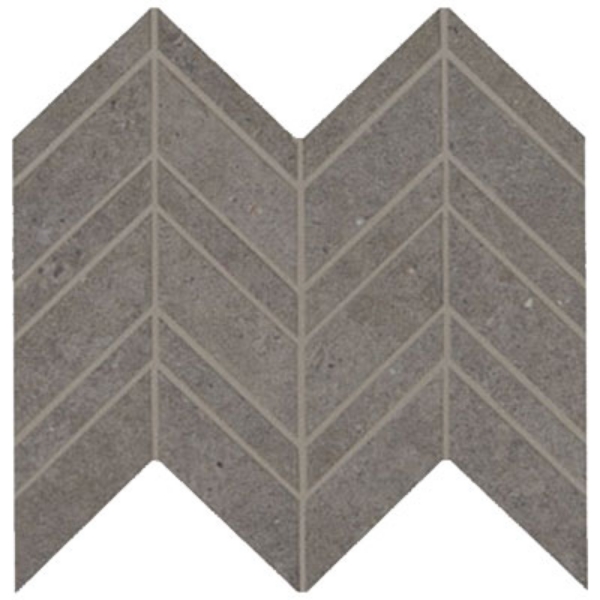 Picture of Marazzi - Modern Formation Chevron Mosaic Smoky Ridge