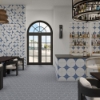 Picture of Marazzi - Moroccan Concrete Hexagon Blue Gray