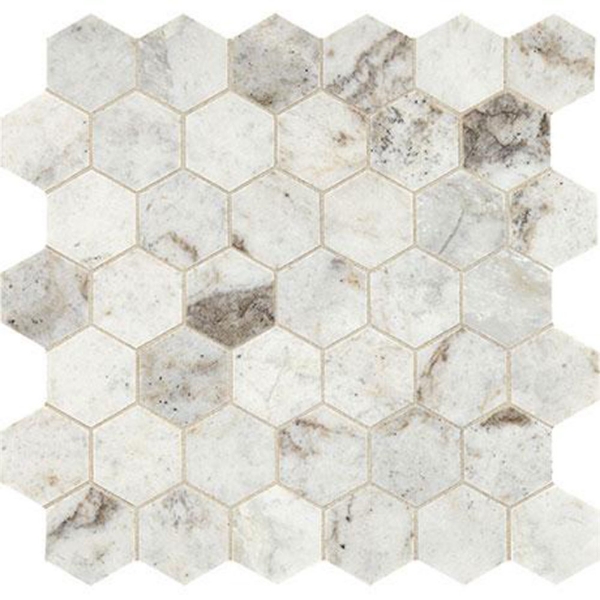 Picture of Marazzi - Predella Mosaic Hexagon Mosaic Lumen White