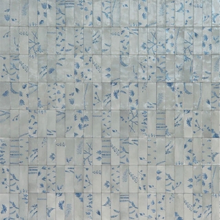 Picture of Marazzi - Rice 2 x 6 Deco Leaf Grigio Leaf