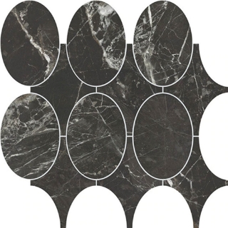 Picture of Marazzi - Savoir Oval Dot Mosaic Noir