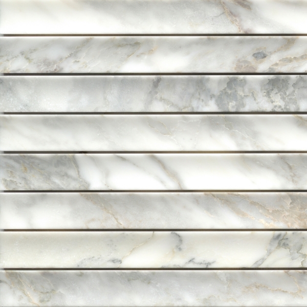 Picture of Emser Tile - Marble 1 x 12 Mosaic Calacata Giallo