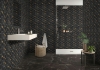 Picture of Roca - Rockart Mosaics Hexagon Nero Marquina
