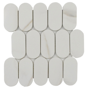 Picture of Roca - Rockart Mosaics Calacata Gold Oval