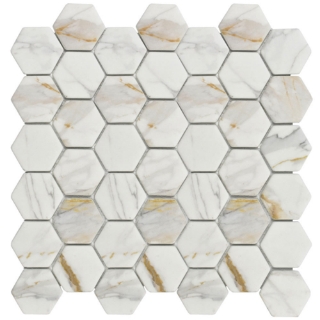 Picture of Roca - Rockart Mosaics Calatata Gold Hexagon