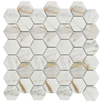 Picture of Roca - Rockart Mosaics Calatata Gold Hexagon