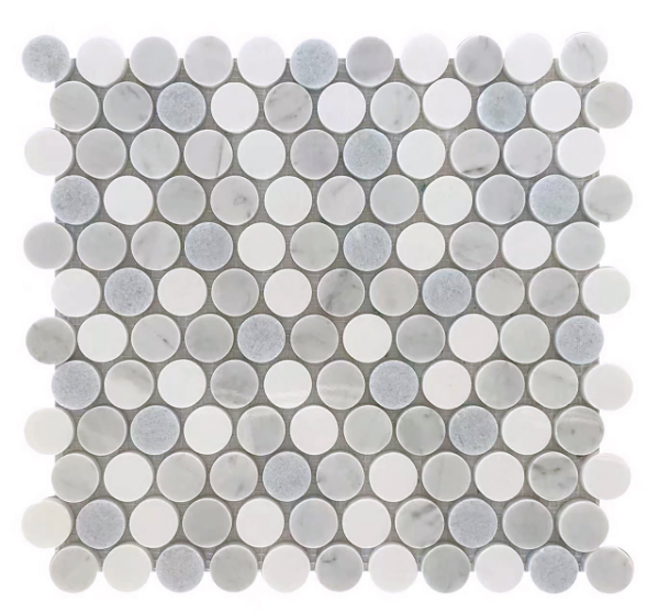 Picture of Roca - Rockart Mix Mosaics Blue Mix Penny Round