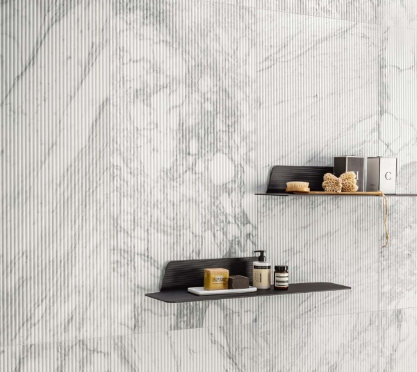 Picture of Edimax Ceramiche Astor - Reve 24 x 48 Blanc Roseliere