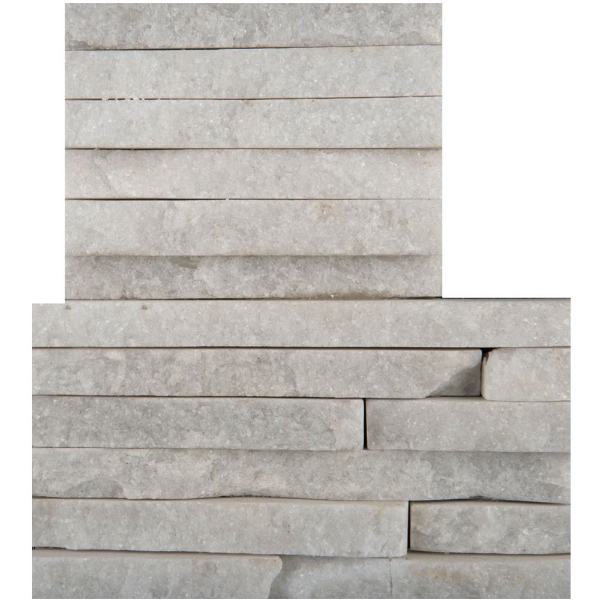 Picture of Emser Tile - Slate, Quartzite and Sandstone Mini Stacked Corner Set White Quartzite