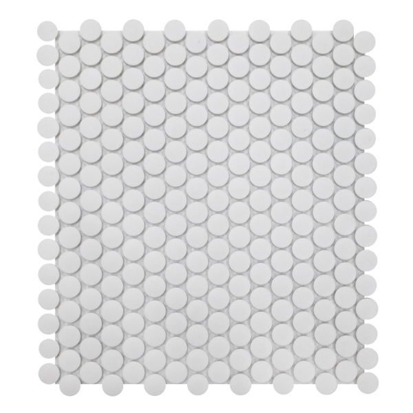 Picture of Emser Tile - Source Penny Round Pure White