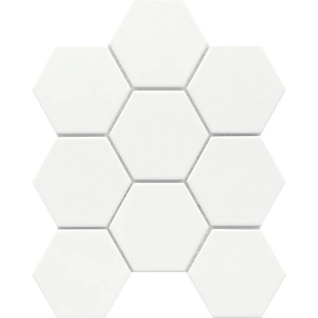 Picture of Emser Tile - Source 3 x 3 Hex Mosaic Pure White