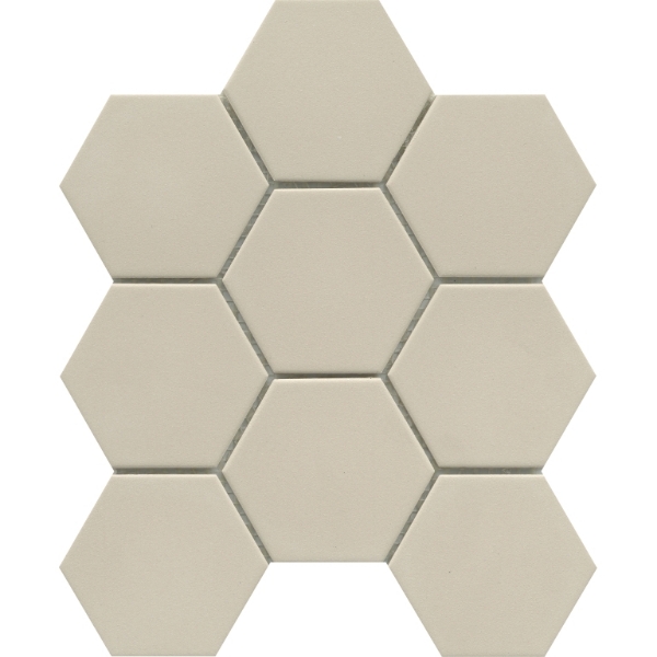 Picture of Emser Tile - Source 3 x 3 Hex Mosaic Fawn Matte