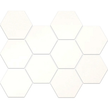 Picture of Emser Tile - Times Square Hexagon Mosaic White