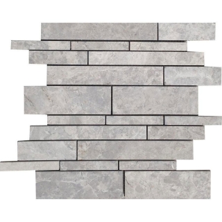 Picture of Tesoro - Pietra Antica Antiqued Stones Random Linear Mosaic Nuvoloso