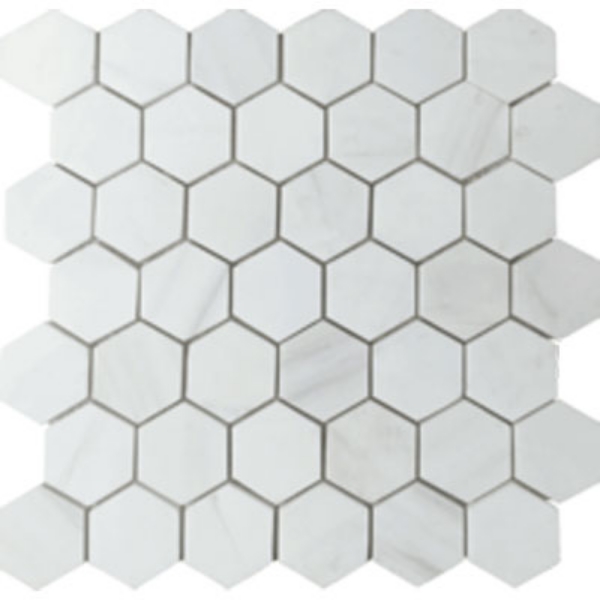 Picture of Tesoro - Metropolitan Stone Hexagon Mosaic White Dolomite