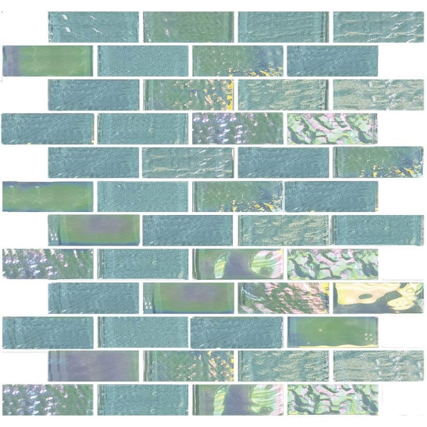 Picture of Tesoro - Nautical 1 x 3 Mosaic Emerald Green