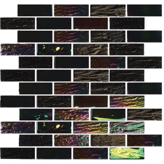 Picture of Tesoro - Nautical 1 x 3 Mosaic Laguna Black