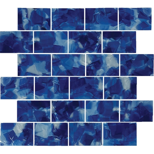 Picture of Tesoro - Flower Glass Mosaic 2 x 3 Iris