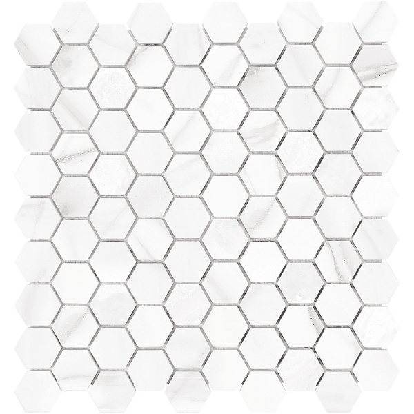 Picture of Tesoro - Mayfair Hexagon Polished Volakas Grigio