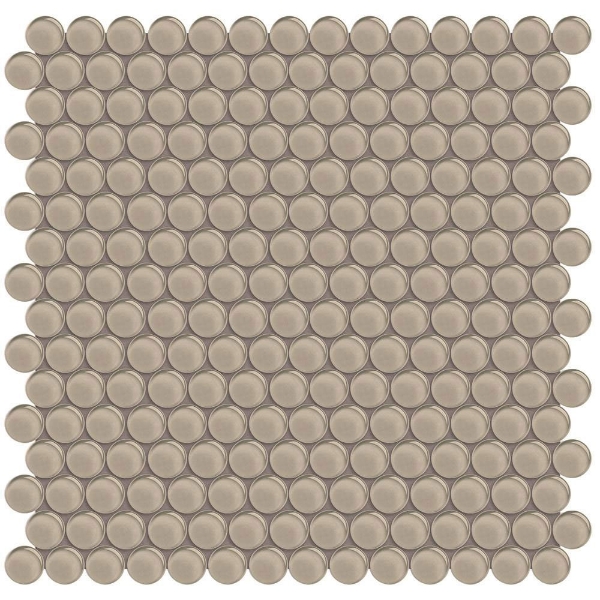 Picture of Tesoro - Element Glass Mosaic Penny Round Smoke