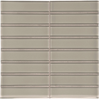 Picture of Tesoro - Element Glass Mosaic Stacked 1.5 x 6 Smoke